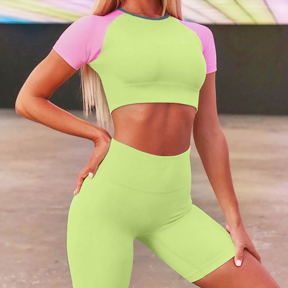 Dámský sportovní set Lollipop žlutá – Golden Diva