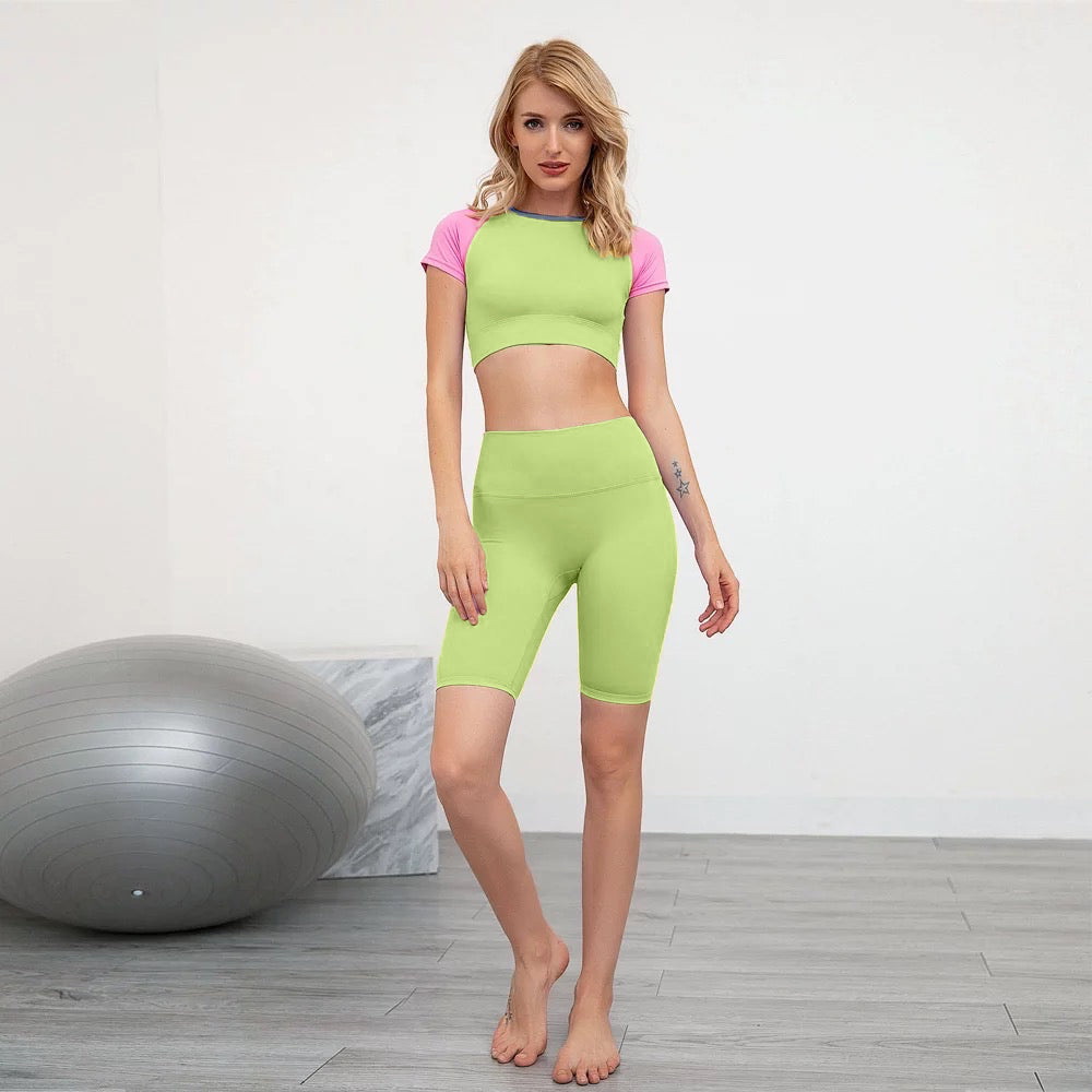 Dámský sportovní set Lollipop žlutá – Golden Diva