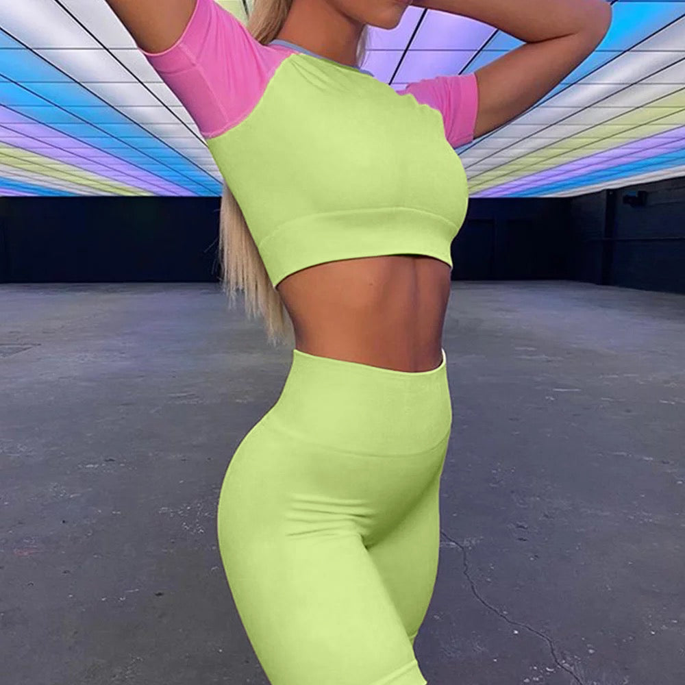 Dámský sportovní set Lollipop žlutá – Golden Diva