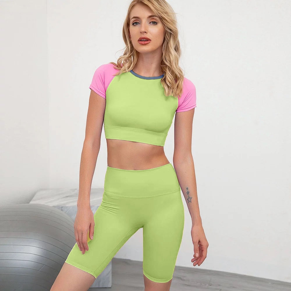 Dámský sportovní set Lollipop žlutá – Golden Diva