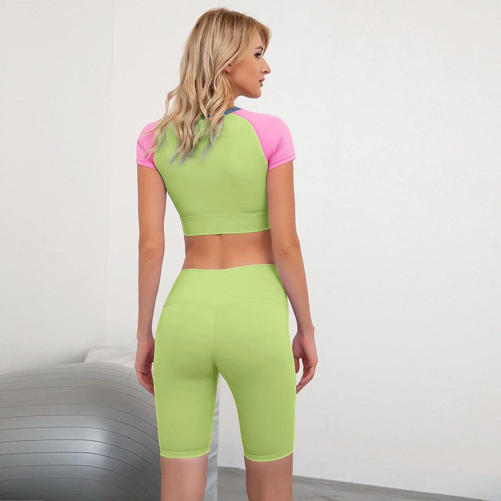 Dámský sportovní set Lollipop žlutá – Golden Diva