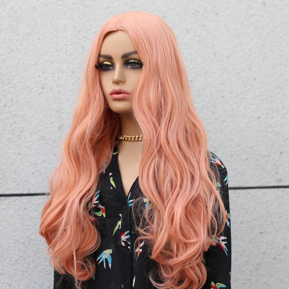 Dlouhá vlnitá paruka Candy Cane – Golden Diva