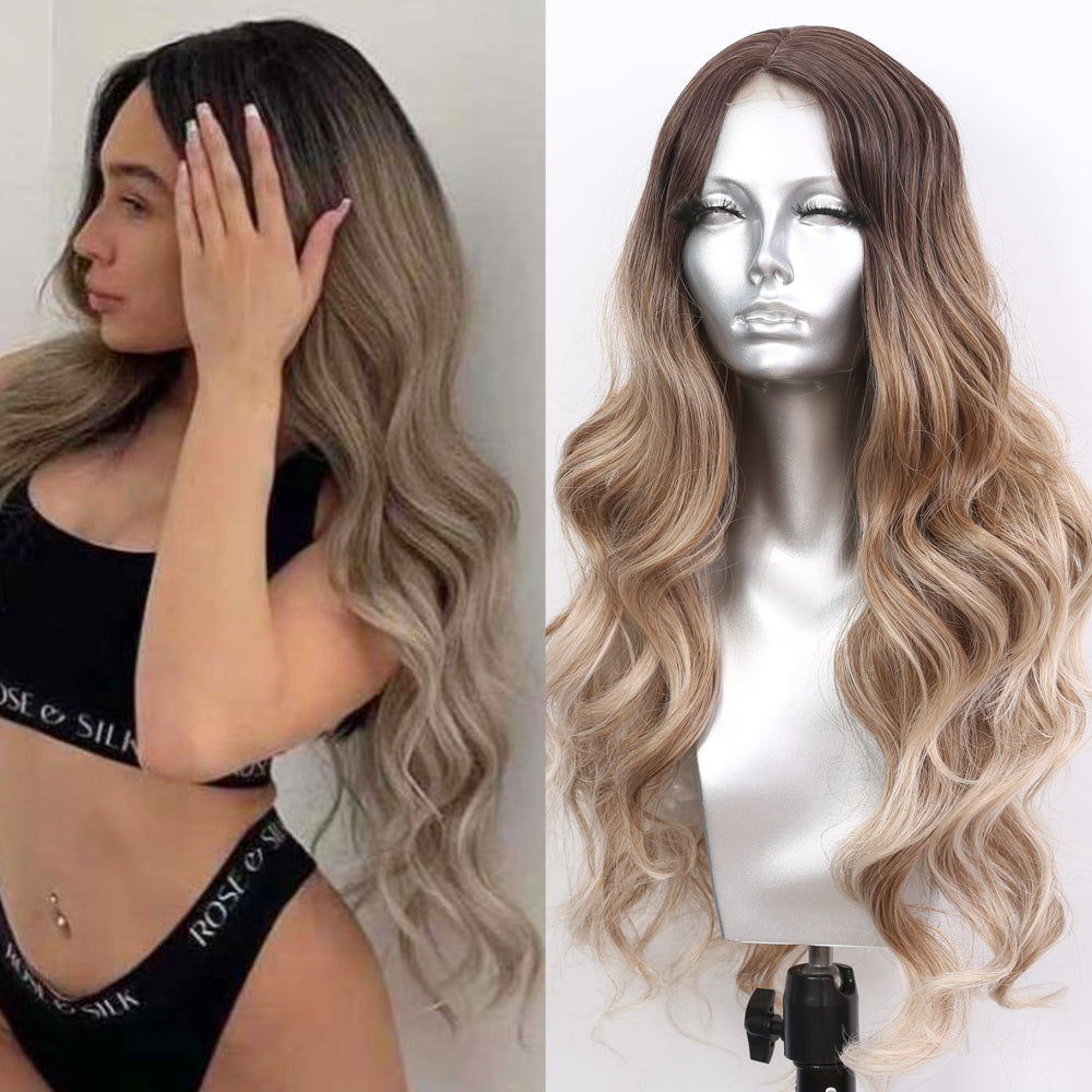 Dlouhá vlnitá paruka Sarah – Golden Diva
