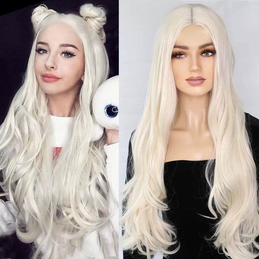 Dlouhá vlnitá paruka Hailey – Golden Diva