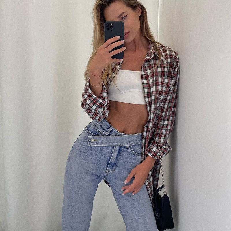 Dámské džíny Waist Belt s vestavěným páskem – Golden Diva