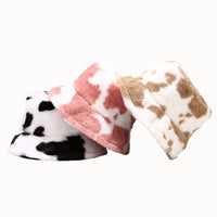 Zimní čepice Snow Cow – růžová