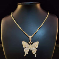 Náhrdelník Butterfly – zlatý