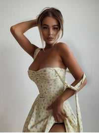 Letní šaty Flora – žluté