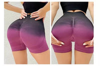 Push-up šortky Ombre – fialová